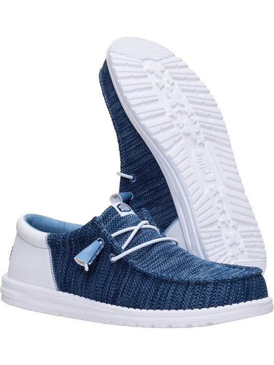 ?Men\'s Funk Navy Textile Synthetic low Top Comfortable Lightweight loafers main image 3